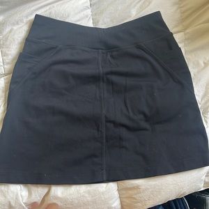 Athleta black skort xs